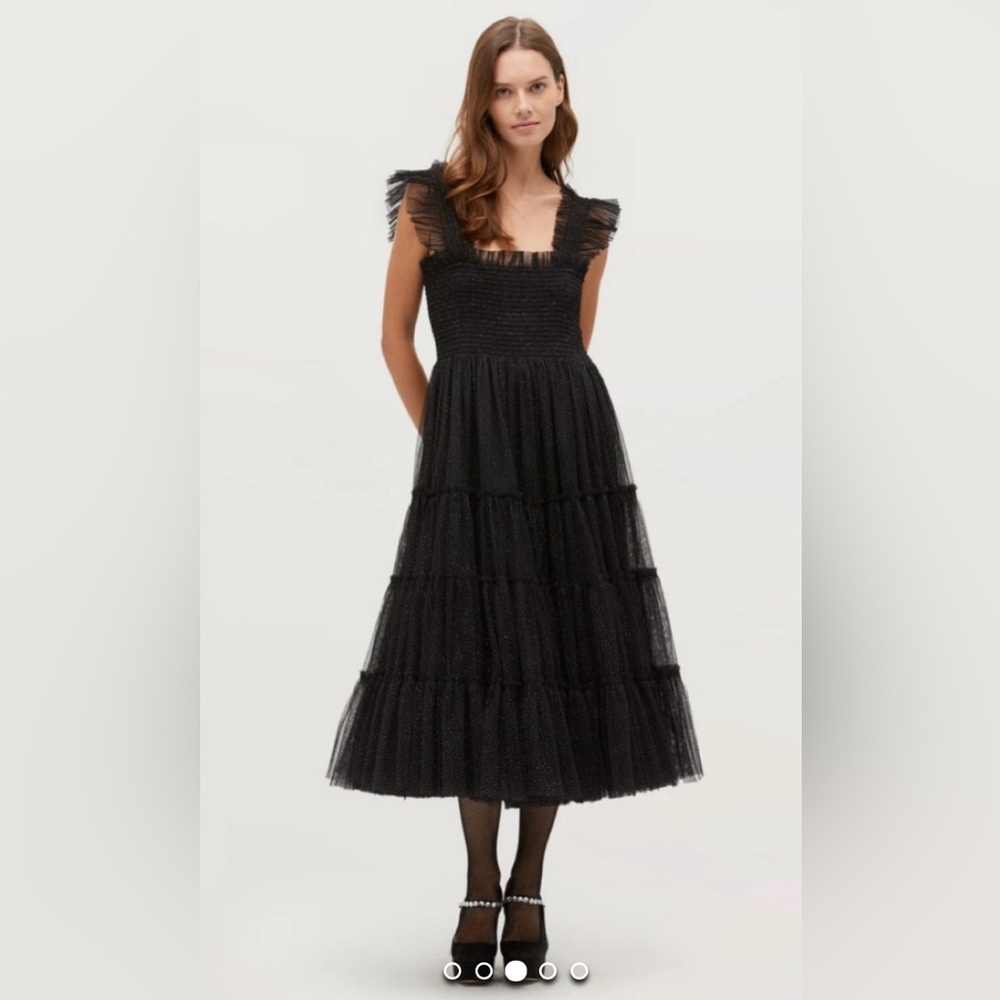 Hill House Black Midi Dress